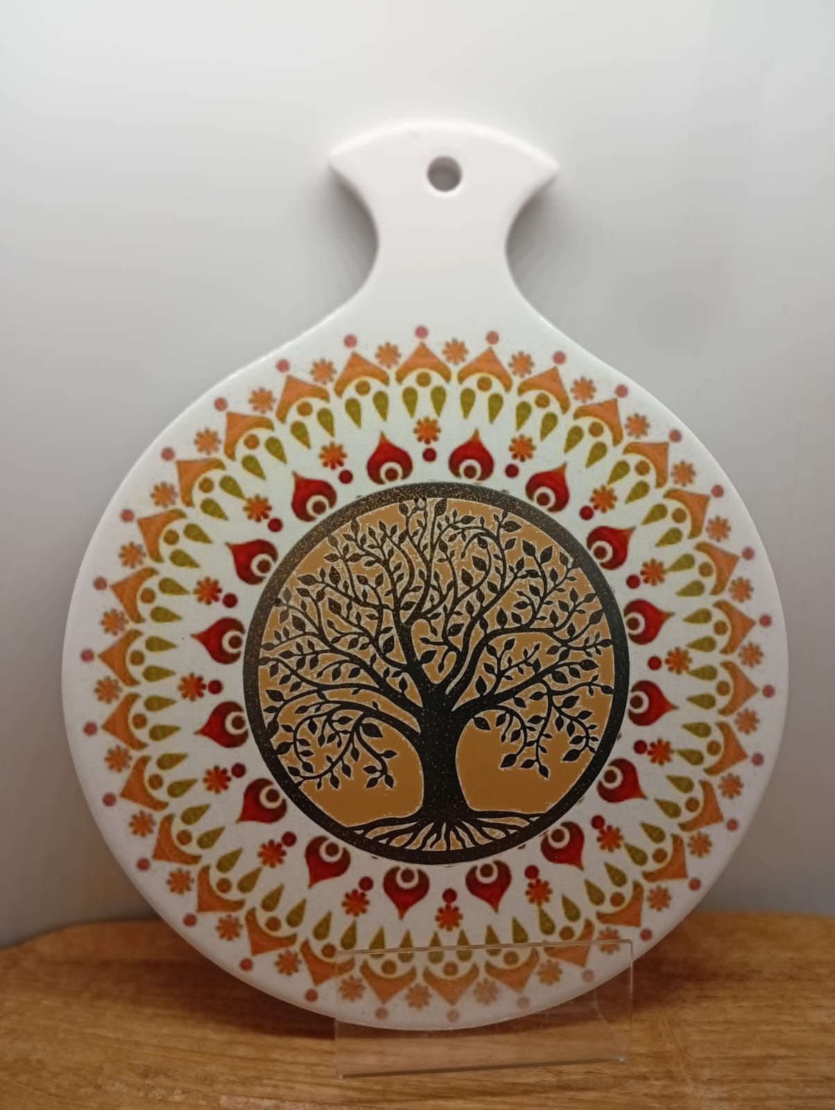 Dessous de plat rond "Arbre de vie"