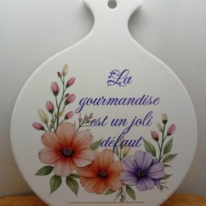 Dessous de plat rond "La gourmandise"