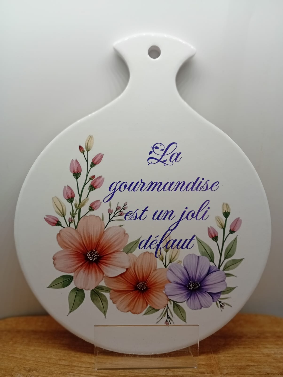 Dessous de plat rond "La gourmandise"