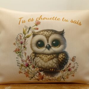 Grande pochette "Tu es chouette"