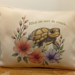 Grande pochette "Rien ne sert de courir"