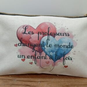Petite pochette "Les professeurs changent le monde"