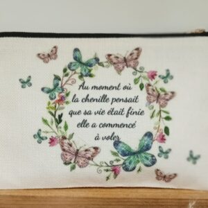 Petite pochette "La chenille"