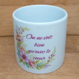 Tasse "Avec le coeur"