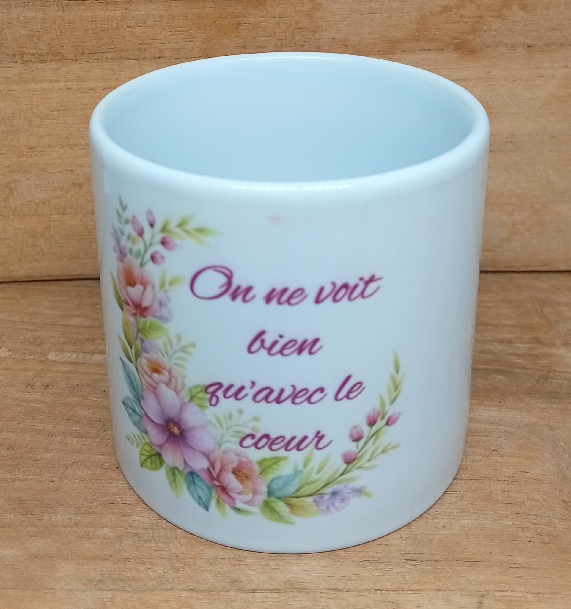 Tasse "Avec le coeur"