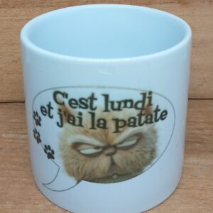 Tasse "C'est lundi"