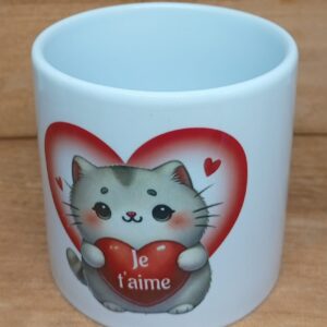 Tasse "Je t'aime chat"