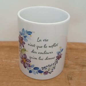 Mug "La vie en couleurs"