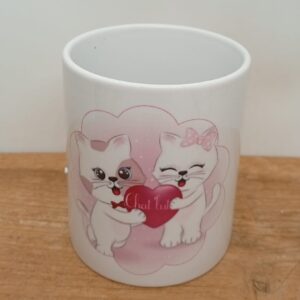 Mug "Chat coeur"