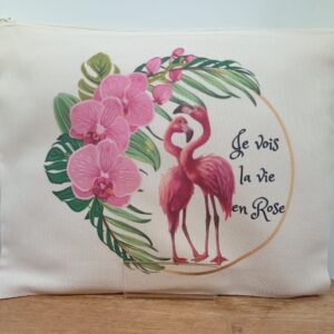 Grande pochette "La vie en rose"