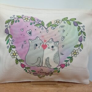 Grande pochette "Chat"