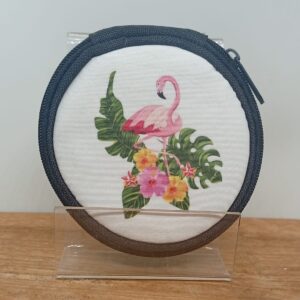 Porte-monnaie "Flamant rose"