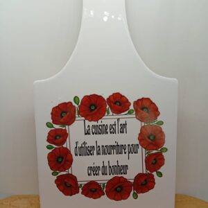 Dessous de plat carré "Créer du bonheur"