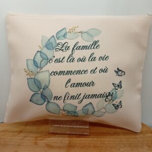 Grande pochette "La famille"