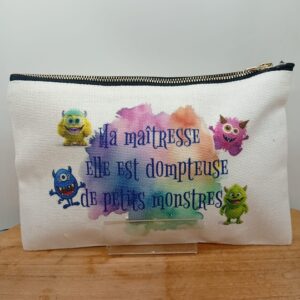 Petite pochette "La maîtresse"
