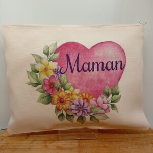 Grande pochette "Maman coeur"
