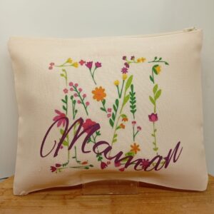 Grande pochette "Maman fleur"