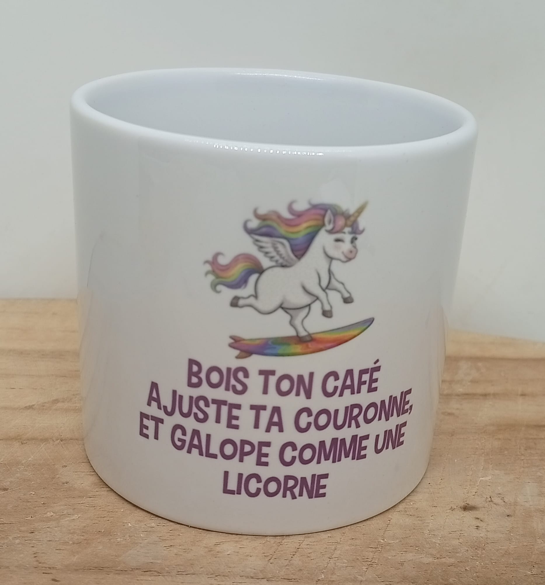 Tasse "Comme une licorne"