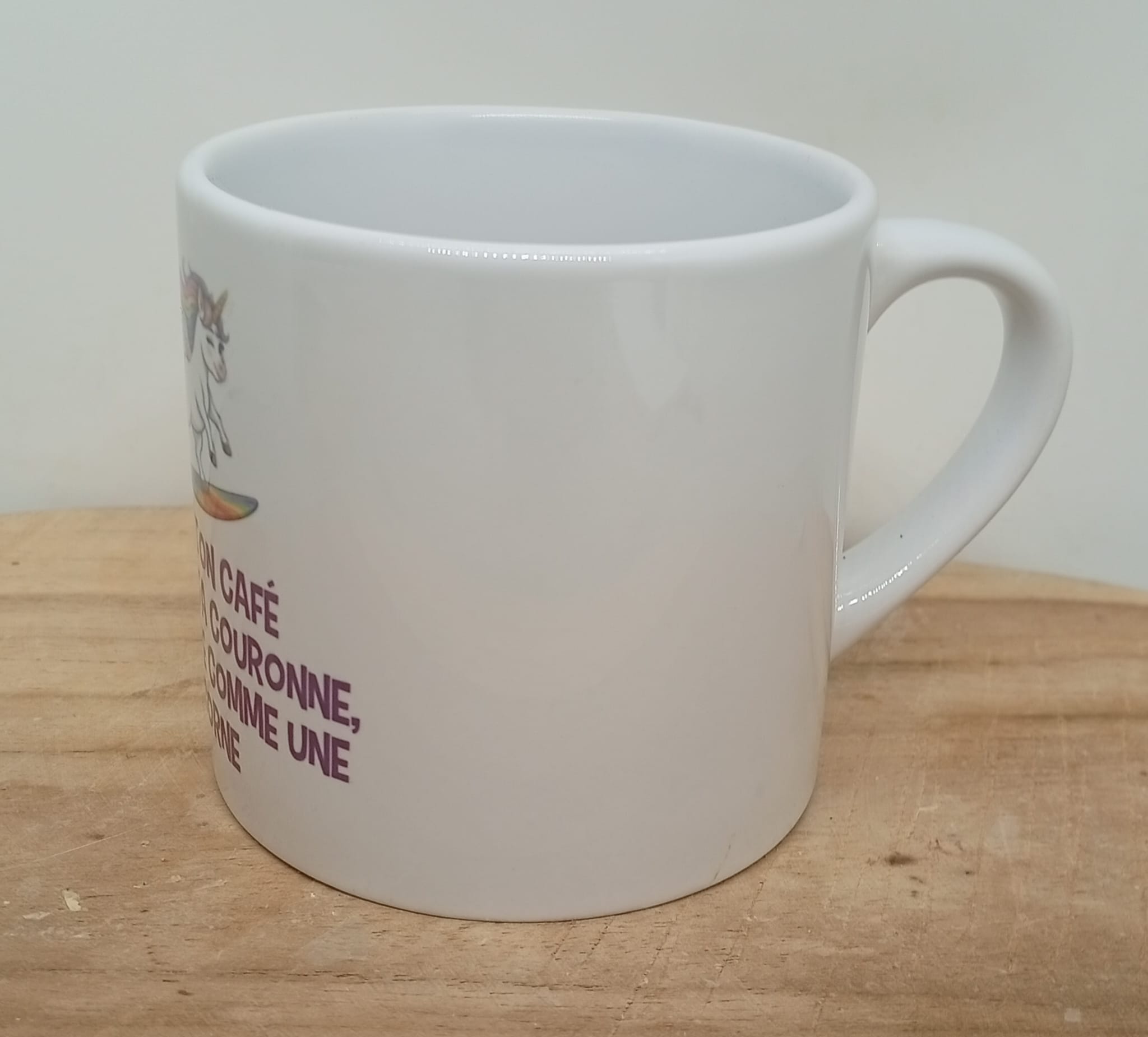 Tasse "Comme une licorne" – Image 2