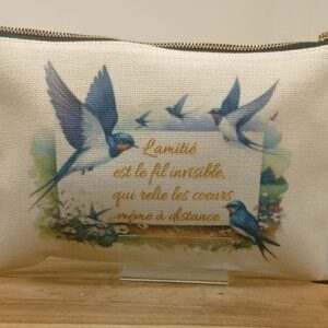 Petite pochette "L'amitié à distance"