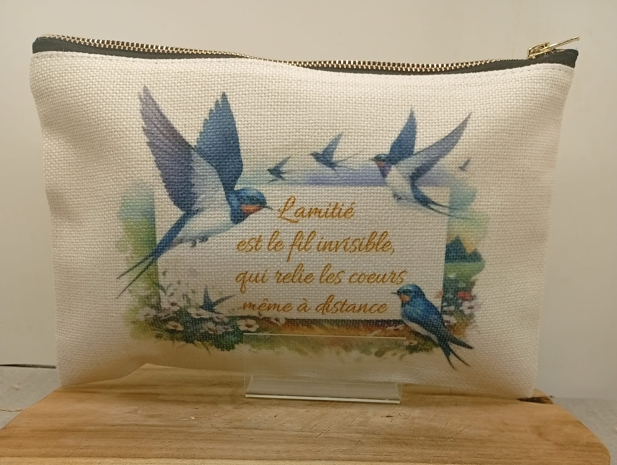 Petite pochette "L'amitié à distance"