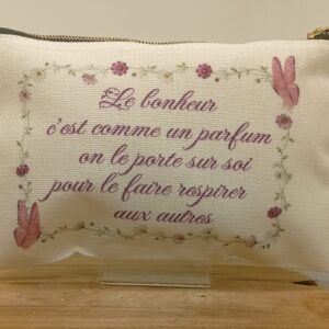 Petite pochette "Le parfum du bonheur"