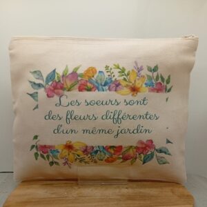Petite pochette "Le même jardin"