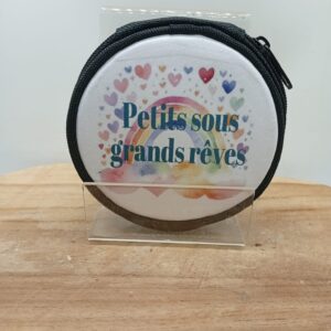 Porte-monnaie "Petits sous, grands rêves"