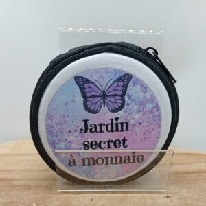 Porte-monnaie "Jardin secret à monnaie"