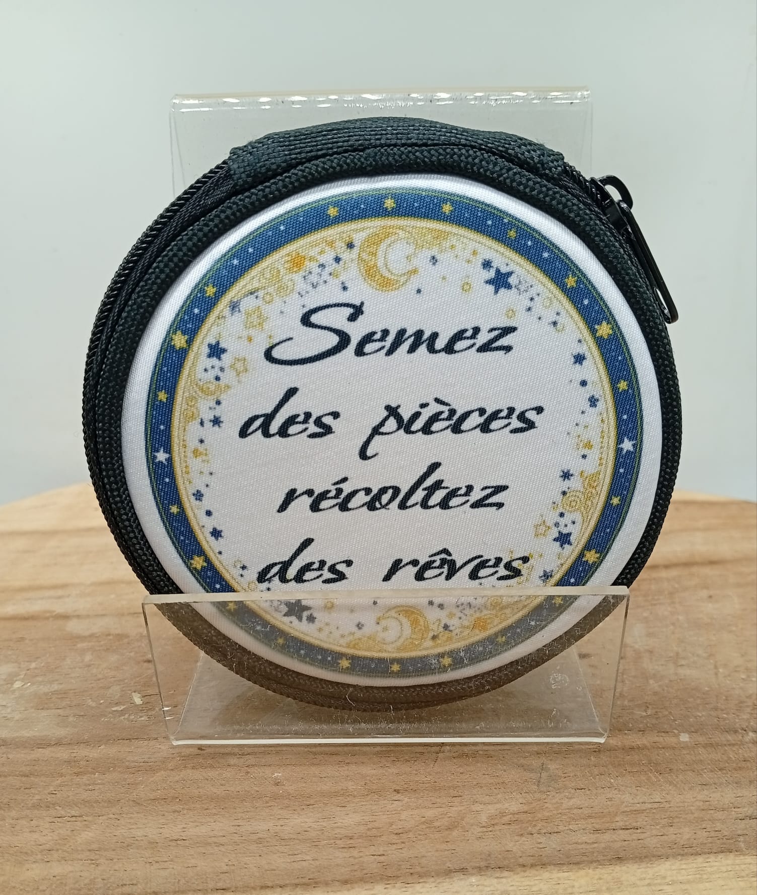 Porte-monnaie "Semez des pièces, récoltez des rêves"