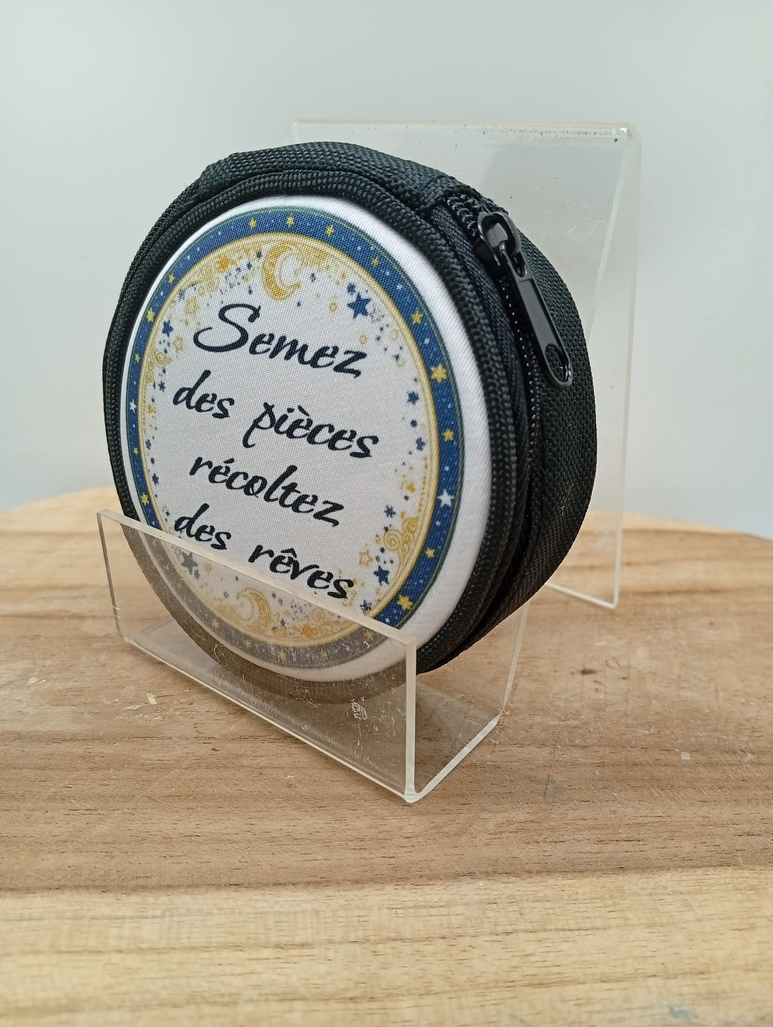 Porte-monnaie "Semez des pièces, récoltez des rêves" – Image 3